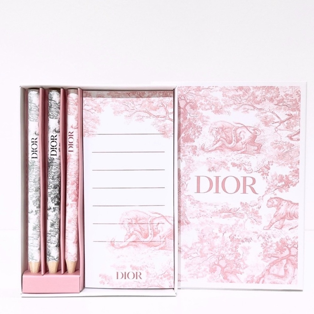Dior Pink Stationery Set GWP